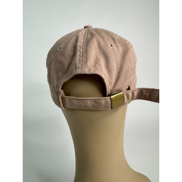 Disney Parks Embroidered Mickey Mouse Blue Icon Hat Cap Khaki Beige Adjustable - Picture 4 of 16